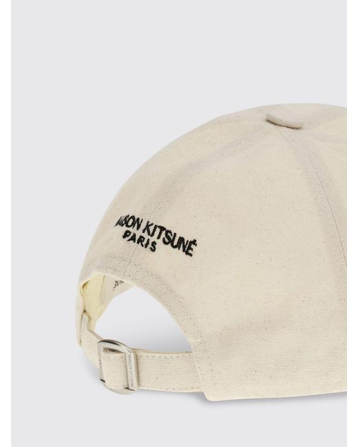 Maison Kitsuné Natural Maison KitsunÉ Dressed Fox Cotton Hat