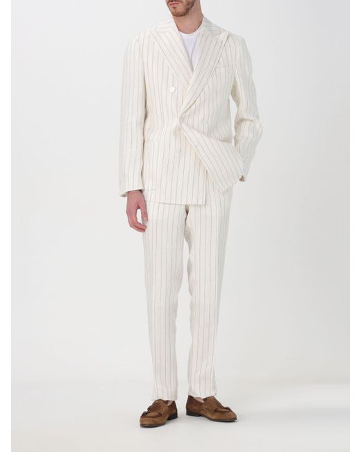 Luigi Bianchi White Suit for men
