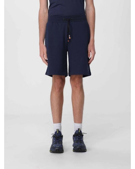 Suns Boards Blue Cotton Jogging Shorts for men