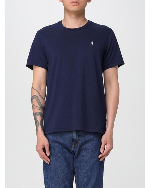 T-Shirt Homme Polo Ralph Lauren pour homme en coloris Blue