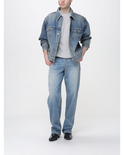 Saint Laurent Blue Denim Jacket for men