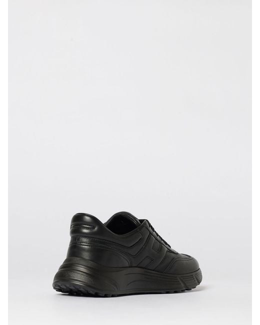 Hogan Black Hyperlight Leather Sneakers for men