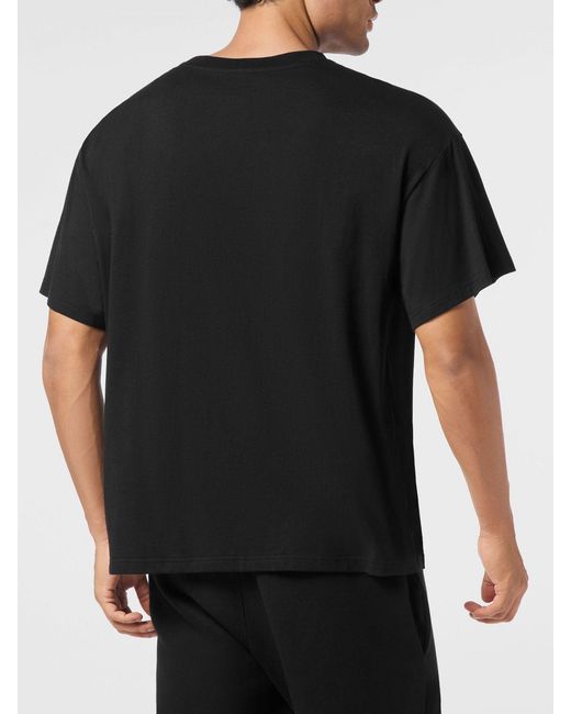 Philipp Plein Black T-Shirt for men
