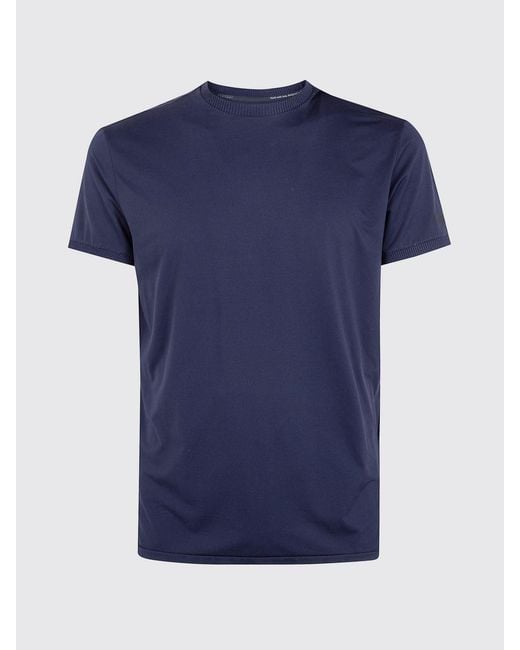 Rrd Blue Short-Sleeved Crewneck T-Shirt for men