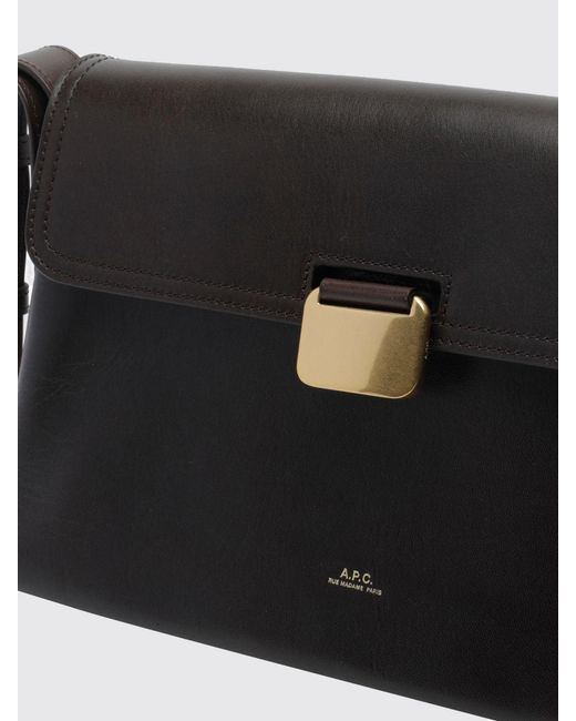 A.P.C. Black Shoulder Bag