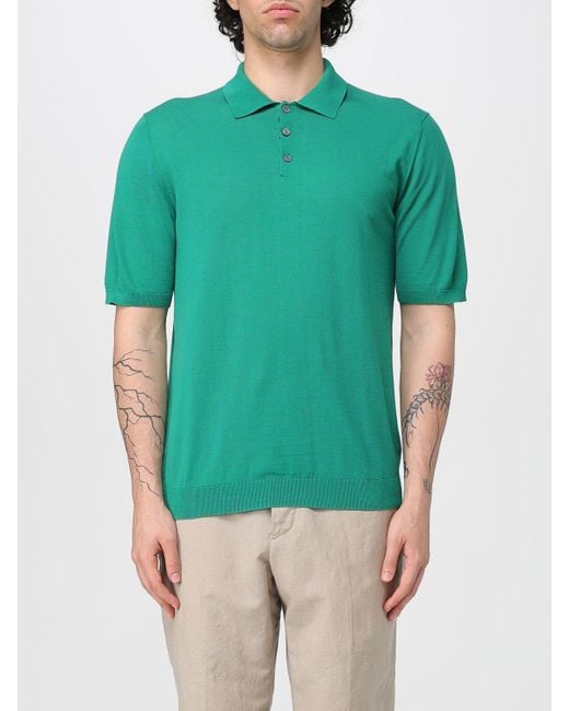 Polo Basic di Ballantyne in Green da Uomo