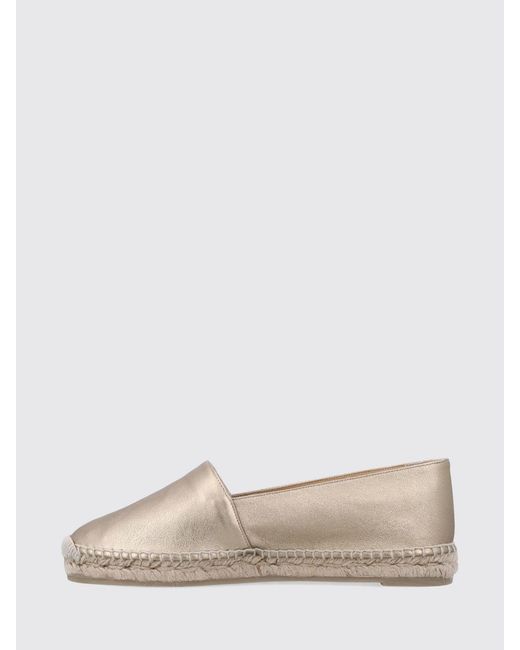 Castaner Natural Kenda Laminated Leather Espadrilles