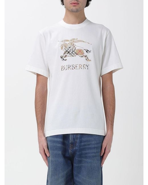 Burberry White T-Shirt for men