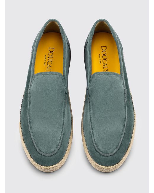 Doucal's Espadrilles Aus Wildleder in Green für Herren