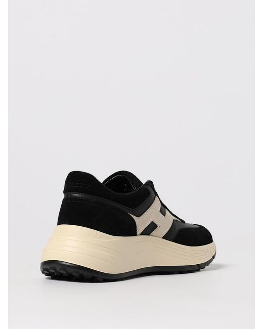 Hogan Black H669 Suede Sneakers