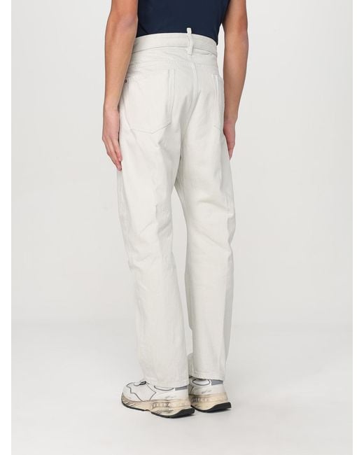 DSquared² White Trousers for men