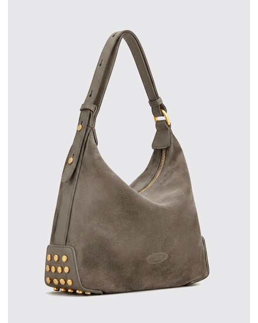 Tod's Gray Shoulder Bag