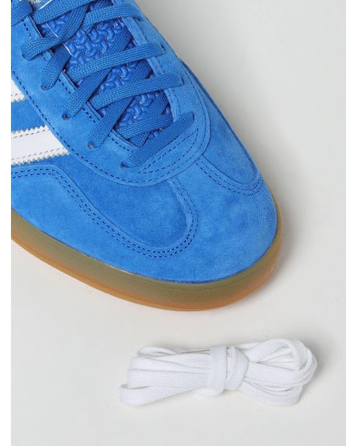 Sneakers in camoscio con finiture in pelle Gazelle Indoor di Adidas Originals in Blue da Uomo