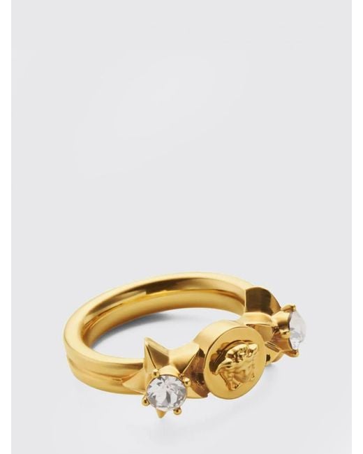 Anello di Versace in Metallic