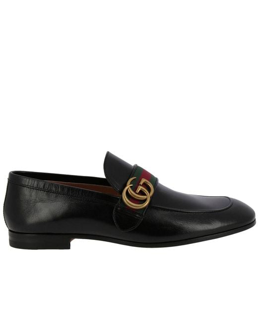 Gucci Black Loafers Shoes Men for men