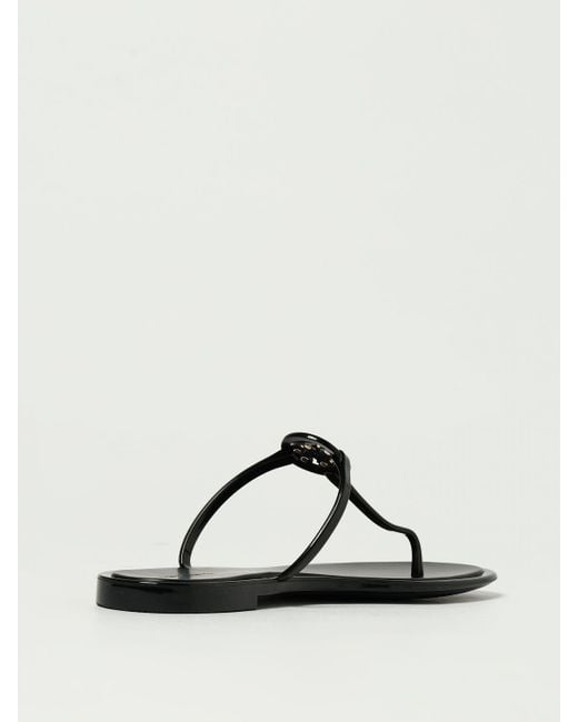 Sandalias Planas Mujer Tory Burch de color Black