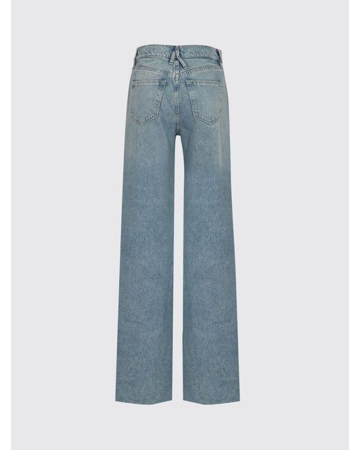 CYCLE Blue Wide Leg Jeans
