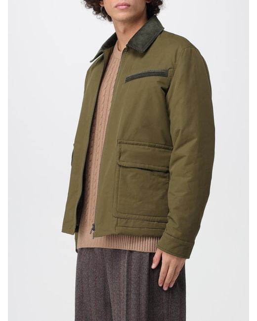 Giacca Classica Con Collo di Brooksfield in Green da Uomo