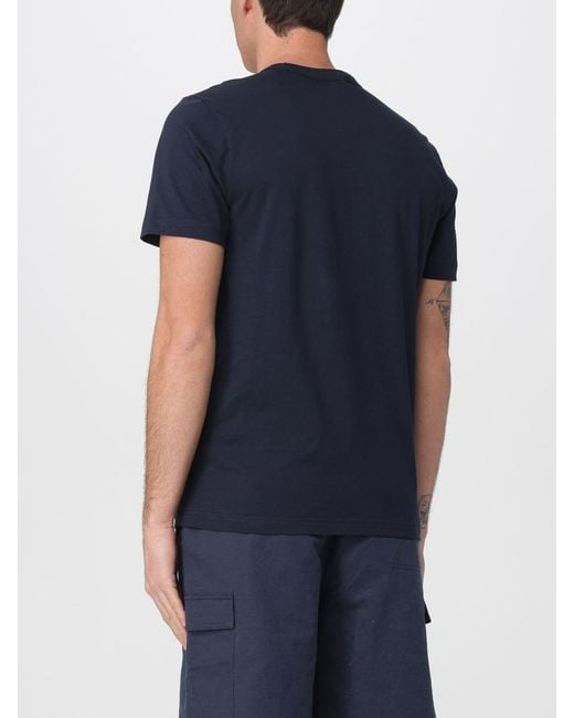 Colmar Blue Cotton T-Shirt With Logo for men