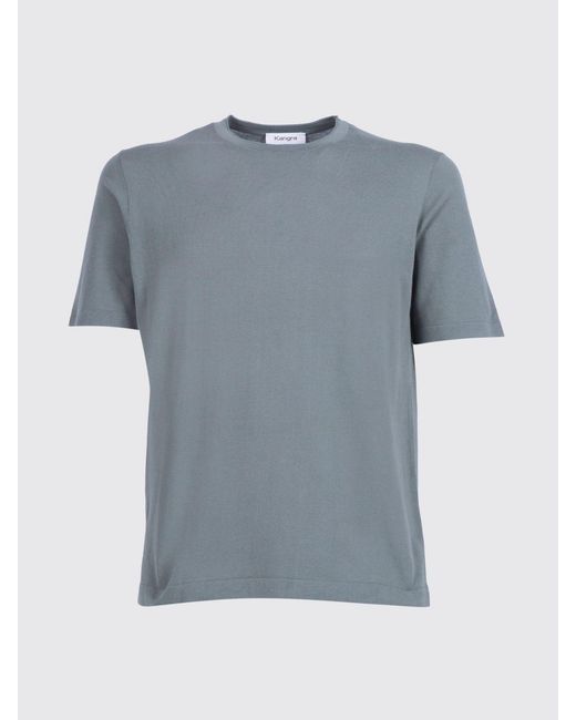 Kangra Gray Basic Cotton T-Shirt for men
