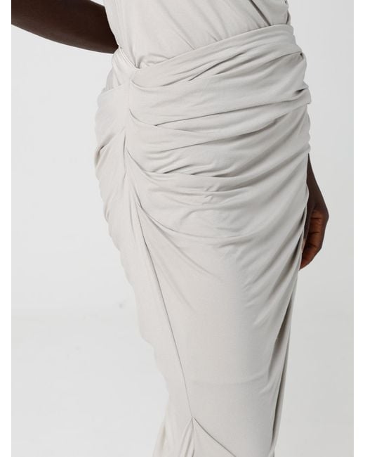 Entire studios White Draped Jersey Skirt