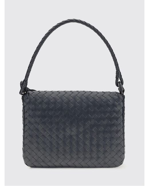 Bottega Veneta Blue Swing Woven Leather Bag for men
