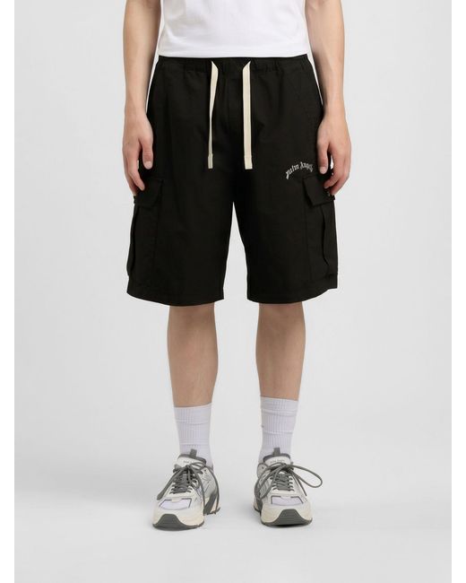 Palm Angels Black Pants for men