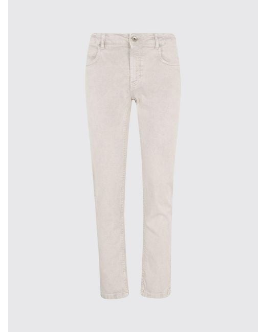 Eleventy Natural Stretch Cotton Slim Fit Jeans for men