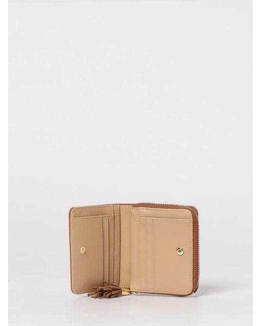 Love Moschino Brown Faux Leather Wallet