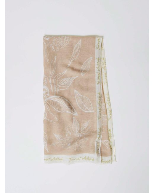 Bufanda Mujer Twinset Twinset de color Natural