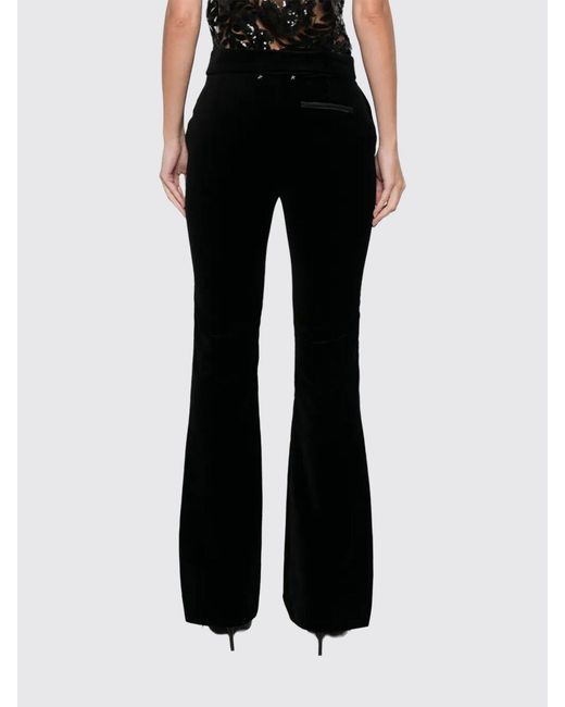 Golden Goose Deluxe Brand Black Slim Fit Velvet Trousers