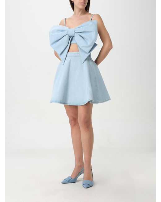 Nina Ricci Blue Skirt