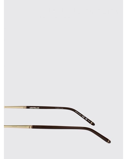 Montblanc White Mb0443S Metal And Acetate Sunglasses for men