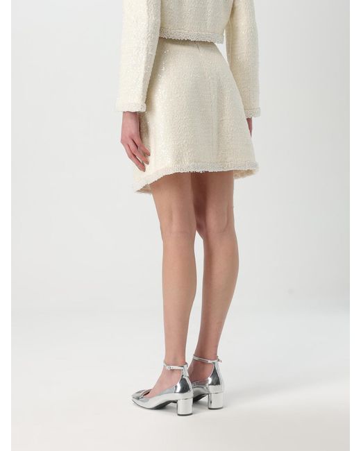 Self-Portrait Natural Skirt