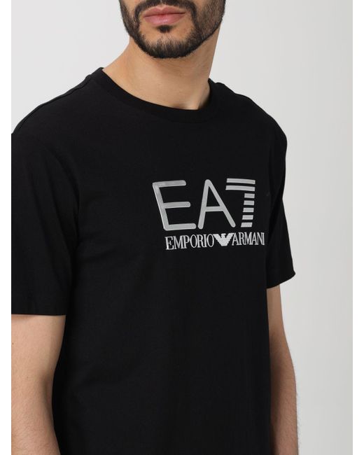 Camiseta EA7 de hombre de color Black