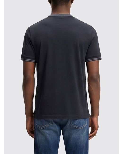 Boss Blue Basic Cotton T-Shirt for men