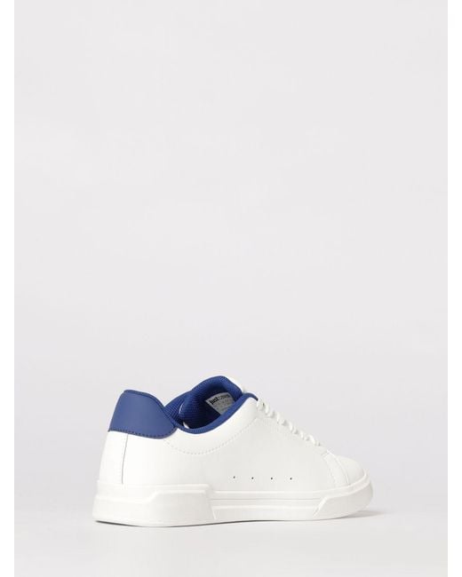 Just Cavalli Natural Leather Sneakers for men