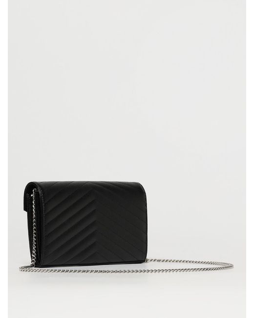 Borsa Cassandre di Saint Laurent in Black