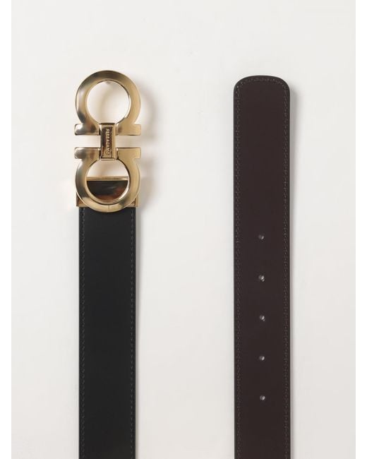 Ferragamo Black Belt for men