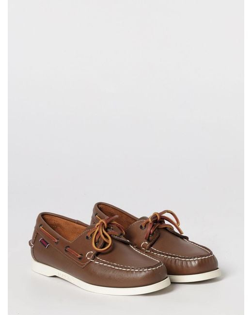 Sebago Brown Docksides Leather Boat Loafers