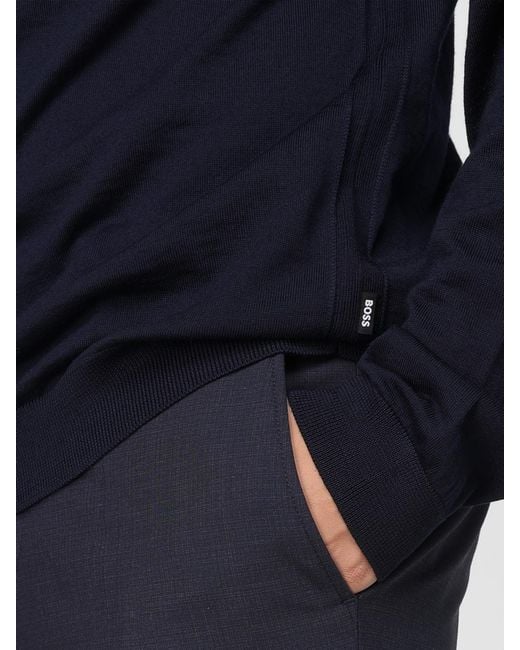 Boss Blue Jumper for men