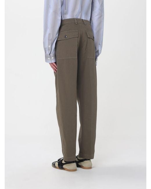 Dries Van Noten Gray Cotton Chino Pants for men