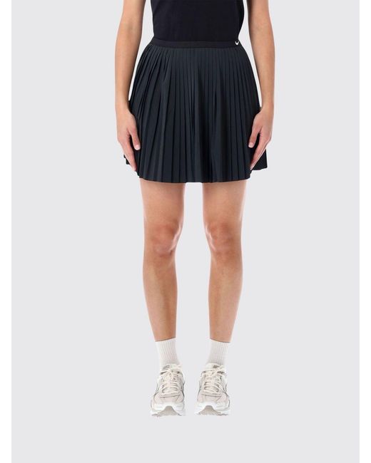 Nike Blue Pleated Technical Fabric Skirt