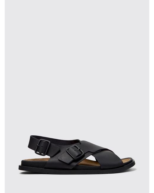 Camper White Lluc Leather Sandal for men