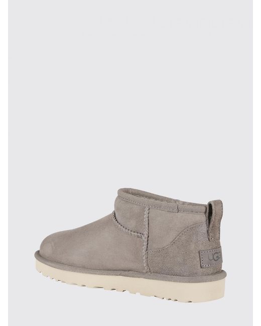 Ugg Brown Classic Ultra Mini Suede Ankle Boots