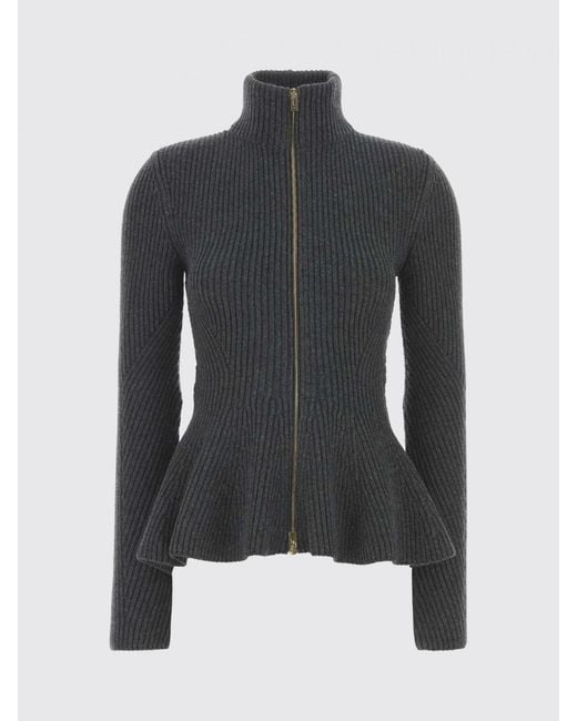 Alaïa Black Virgin Wool And Cashmere Cardigan