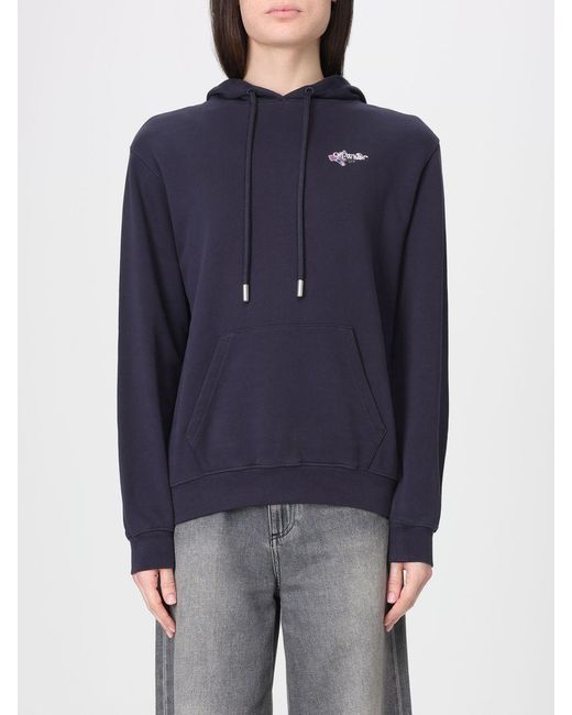 Off-White c/o Virgil Abloh Blue Cotton Hoodie With Logo