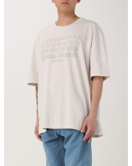 T-Shirt Homme Maison Margiela pour homme en coloris Natural