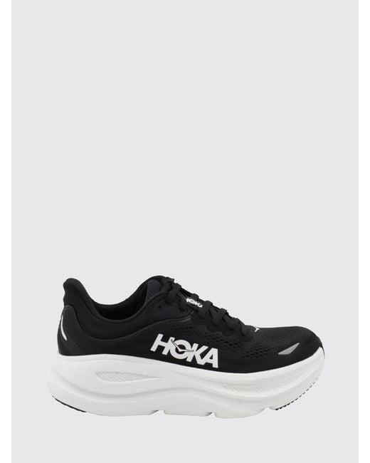 Hoka One One White Bondi 9 Sneakers By