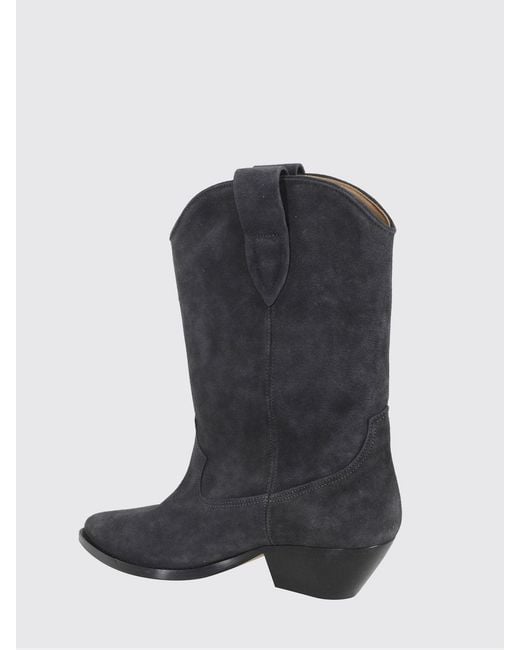 Isabel Marant Blue Duerto Suede Ankle Boots